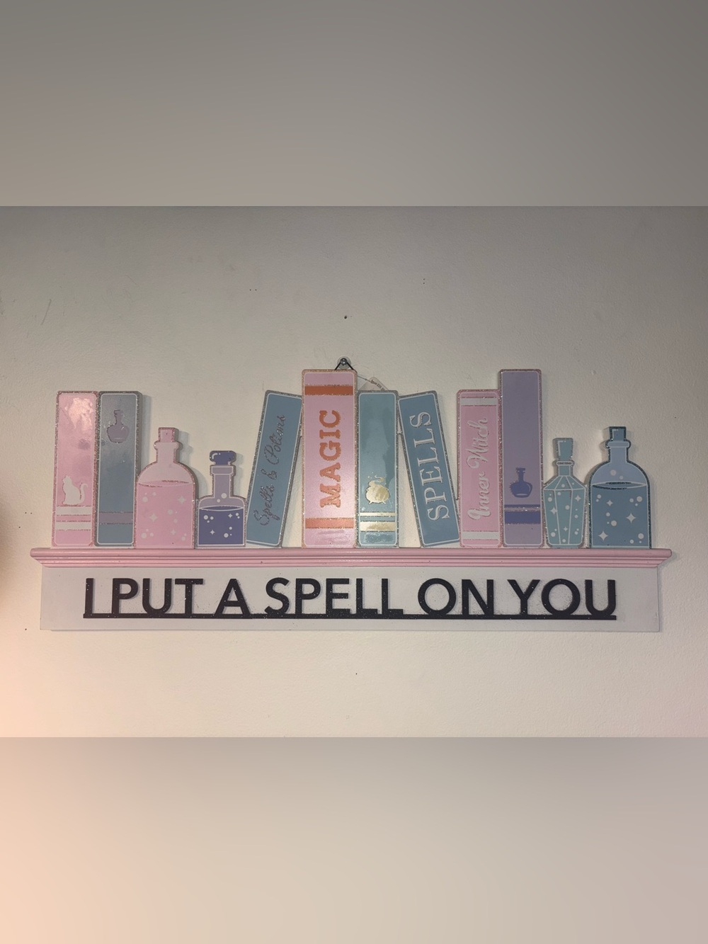 Pastel Magic Spells Wall Decor - Pink & Blue - Picture 1 of 3